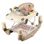 Rocking baby walker with toys